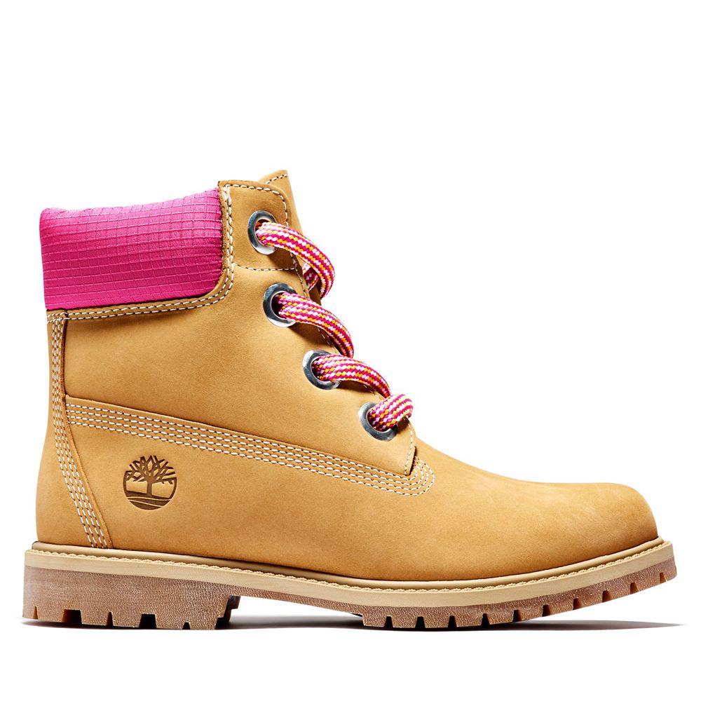 Botas Feminino - Timberland 6-Inch Heritage Impermeavel - PFSYA3257 - Marrom